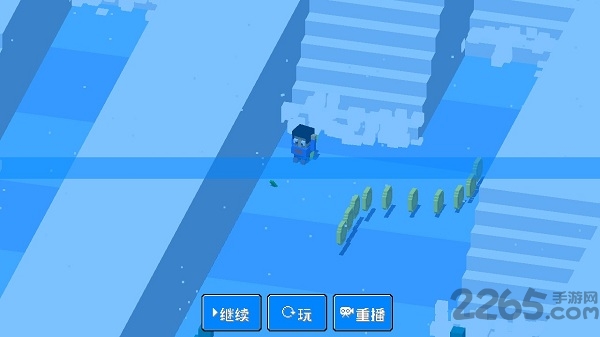 像素滑雪比赛