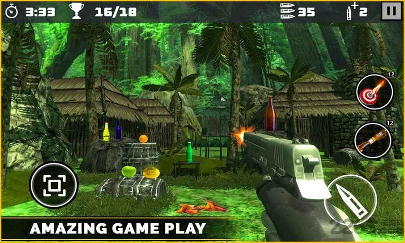 3D射击打瓶子