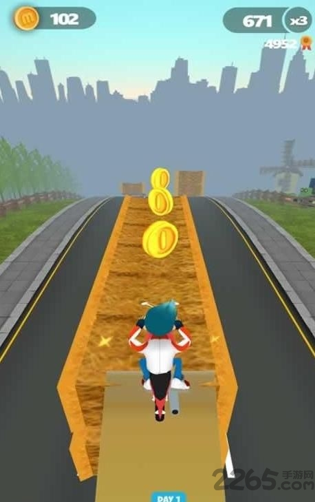 蓝发的摩托之旅无限金币版下载