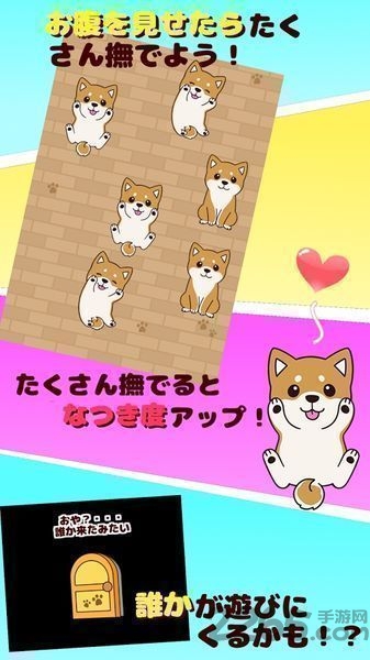 摸小狗