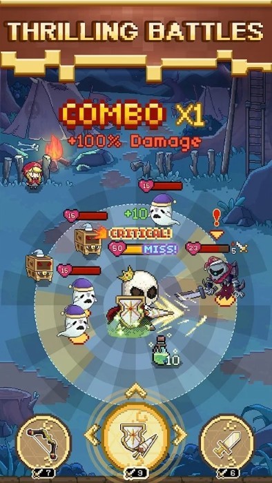 骷髅骑士像素rpg冒险下载